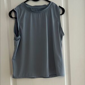 Amazon Women's Sleeveless Blue Tank Top